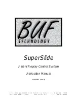 Предварительный просмотр 1 страницы BUF SuperSlide Instruction Manual