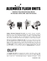 Предварительный просмотр 1 страницы BUFF AlienBees B1600 Instruction Manual