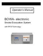 Buffalo filter BOWA Operator'S Manual preview