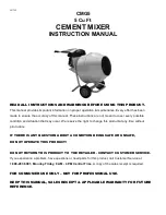 Предварительный просмотр 1 страницы Buffalo Tools CMG5 Instruction Manual