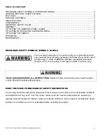 Preview for 2 page of Buffalo Tools COAG7 Assembly & Operating Instructions