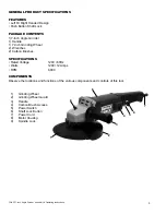 Preview for 3 page of Buffalo Tools COAG7 Assembly & Operating Instructions