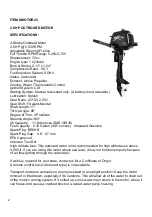 Предварительный просмотр 2 страницы Buffalo Tools MOTOR25 Instruction Manual