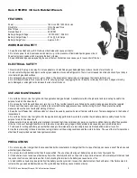 Preview for 2 page of Buffalo Tools Pro-Series TRW18 Instruction Manual