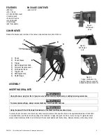 Предварительный просмотр 6 страницы Buffalo Tools PS07212 Assembly & Operating Instructions