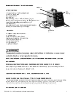 Предварительный просмотр 2 страницы Buffalo Tools PS07570 Assembly & Operating Instructions