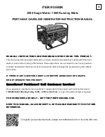 Preview for 1 page of Buffalo Tools Sportsman GEN2K Instruction Manual