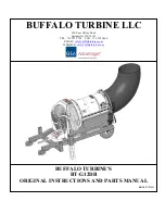 Предварительный просмотр 1 страницы BUFFALO TURBINE BT-G12DB Original Instructions And Parts Manual