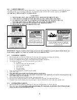 Предварительный просмотр 5 страницы BUFFALO TURBINE BT-G12DB Original Instructions And Parts Manual