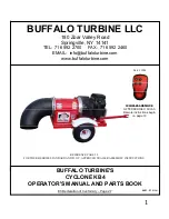 BUFFALO TURBINE CYCLONE KB4 Operator'S Manual And Parts Book предпросмотр