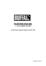 Preview for 8 page of Buffalo 444443011 User Instruction Manual