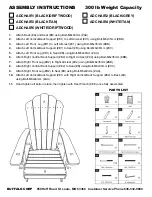 Buffalo ADCHAIR1 Assembly Instructions предпросмотр