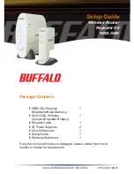 Buffalo AirStation G54 WLA-G54C Setup Manual preview