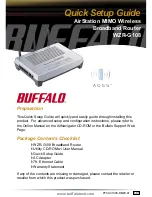 Preview for 1 page of Buffalo AirStation MIMO WZR-G108 Quick Setup Manual