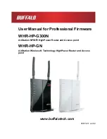 Buffalo AirStation NFINITI WHR-HP-G300N Firmware User Manual preview