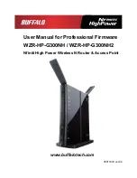 Buffalo AirStation Nfiniti WZR-HP-G300NH User Manual preview