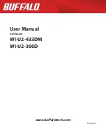 Preview for 1 page of Buffalo AirStation WI-U2-300D User Manual