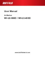 Buffalo AirStation WI-U2-400D User Manual предпросмотр