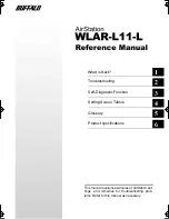 Buffalo AirStation WLAR-L11-L Reference Manual preview