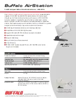 Buffalo AirStation WLE-MYG Specifications preview