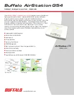 Buffalo AirStation WLM2-G54 Specifications preview