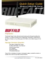 Preview for 1 page of Buffalo AirStation WYR-G54 Quick Setup Manual