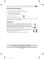 Предварительный просмотр 19 страницы Buffalo Bistro DY993 Instruction Manual