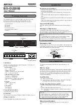 Предварительный просмотр 1 страницы Buffalo BS-GU2008 User Manual