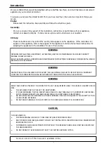 Предварительный просмотр 3 страницы Buffalo DC319-N Assembly, Installation And Operation Instructions