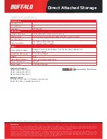 Preview for 2 page of Buffalo DriveStation Axis USB 3.0 3TB Specifications