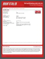 Preview for 2 page of Buffalo DriveStation HD-CEU2 Specifications