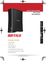 Buffalo HD-CELU2 DRIVESTATION Quick Setup Manual preview