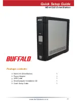 Buffalo HD-HC160U2 Quick Setup Manual preview