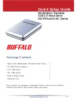 Buffalo HD-PHS40U2 Quick Setup Manual preview