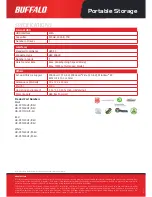 Preview for 2 page of Buffalo HD-PXT1TU2 Specifications