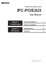 Предварительный просмотр 1 страницы Buffalo IFC-PCIE2U3 User Manual