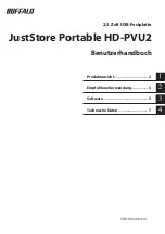 Предварительный просмотр 9 страницы Buffalo JustStore Portable HD-PVU2 User Manual