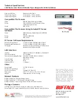 Preview for 2 page of Buffalo LinkTheater mini PC-P1LAN Specification