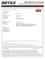 Preview for 2 page of Buffalo MiniStation Extreme HD-PZ1.0U3B Specifications