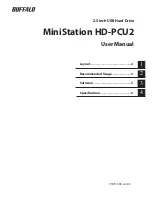 Предварительный просмотр 1 страницы Buffalo MiniStation HD-PCU2 User Manual