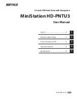 Buffalo MiniStation HD-PNTU3 User Manual предпросмотр