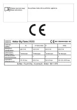 Предварительный просмотр 2 страницы Buffalo PRO Hokker Big Flame 215333 User Instructions