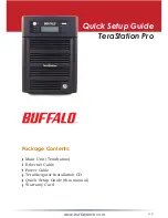 Preview for 1 page of Buffalo TS-0.6TGL Quick Setup Manual