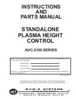 Bug-O Systems AVC-2100 Series Instructions And Parts Manual предпросмотр