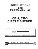 Bug-O Systems CB-2 Instructions And Parts Manual preview