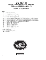 Preview for 4 page of Bug-O Systems GO-FER III-OX Instructions And Parts Manual