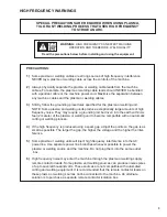 Preview for 3 page of Bug-O Systems K-BUG 1200 Instructions And Parts Manual