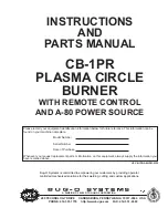 Preview for 1 page of BUG-O CB-1PR Instructions And Parts Manual