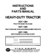 Preview for 1 page of BUG-O HDT-1000 Instructions And Parts Manual