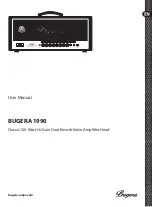 Bugera 1990 User Manual preview